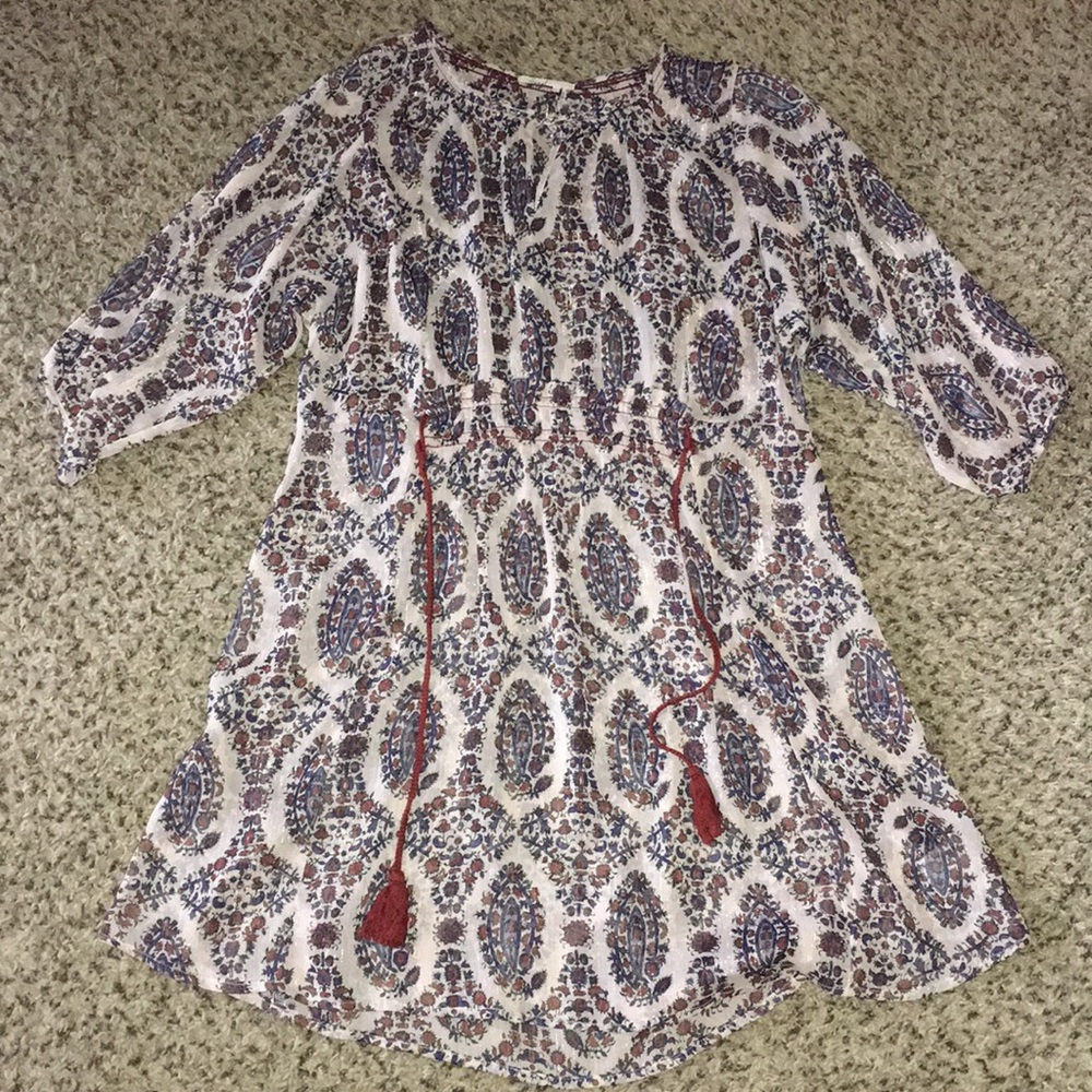 Boho mini dress from Anthro